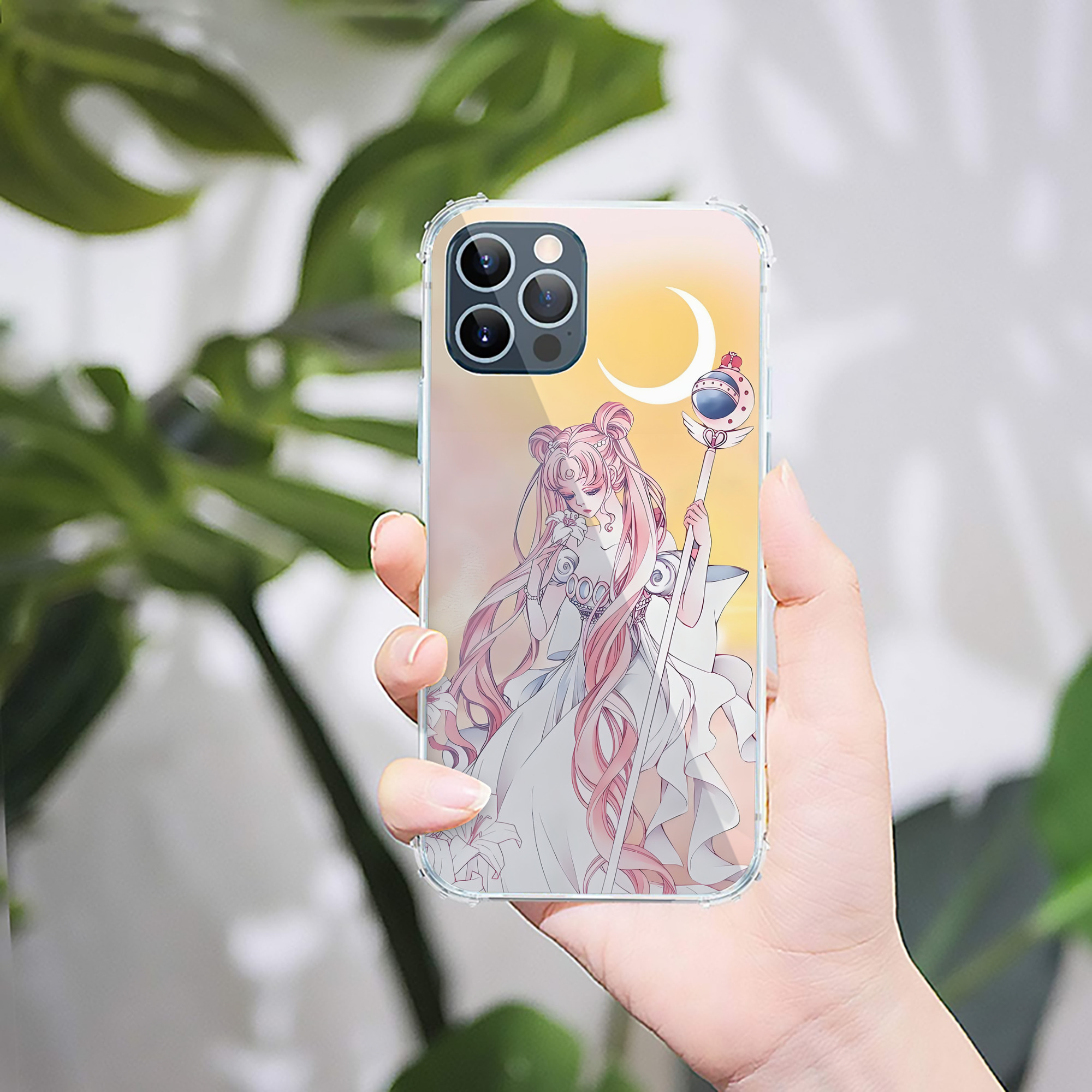 （画像用） 美少女戦士セーラームーン Sailor Moon 【iPhone 12シリーズ対応】透明スマホケース（クリアソフトケース）